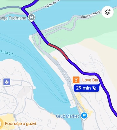 Prometna nesreća iznad Grada, sudarili se Libertasov autobus i motocikl